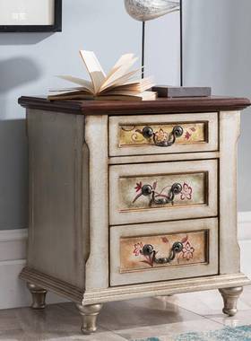 美化式乡村风别实木梳妆台LCH卧室妆台小户型古墅化复妆桌欧式化