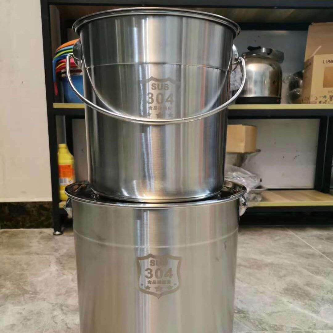 不锈钢提油桶酒店用品餐饮厨具提水桶户外桶冰桶出口食物桶304