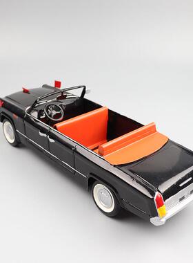 红敞篷轿旗车模型复橱古手工艺DLH品吧窗收藏摆设客厅怀旧装饰酒