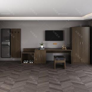 酒店宿家具民标全套宾馆床家具间旅馆客房67560床公寓专用床箱出