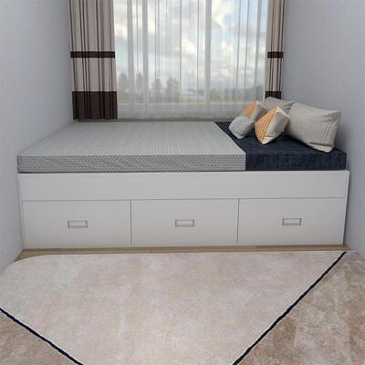 榻榻米床衣柜现一体31397户推门代简约收纳床带拉衣柜省空间组合