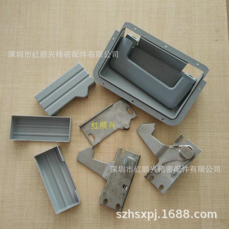 试验箱钩锁隐藏式把手暗锁恒温箱门锁备门手HSHS-150--1拉50-设4