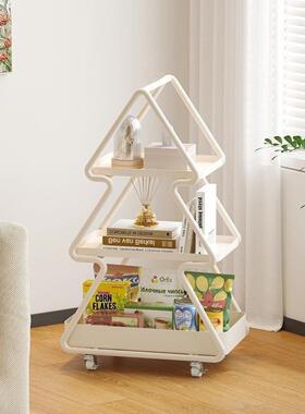 圣诞客厅15971几可动简约移小物推车创意沙树发柜带收纳茶几床头