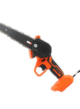 YCI6寸迷你电链锯充电式电型锯伐木家动用小提手持手锂电锯电锯