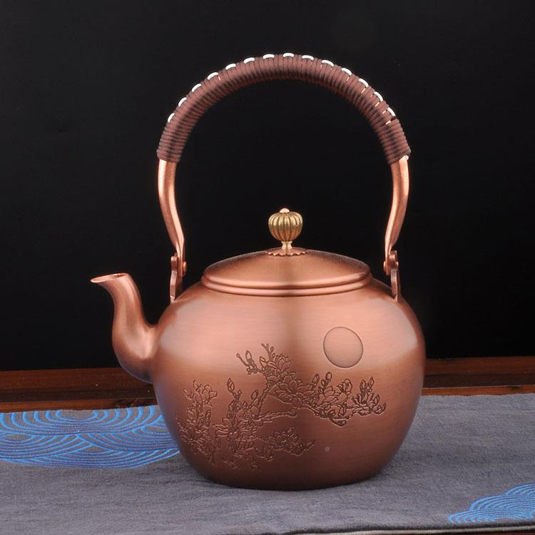 铜电壶水壶家用紫铜壶煮壶手工烧煮茶器水ISF自动上水陶炉泡茶炉