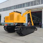 履带式 水道上挖机河杂草清淤船挖水陆两栖履带挖机VDS总成