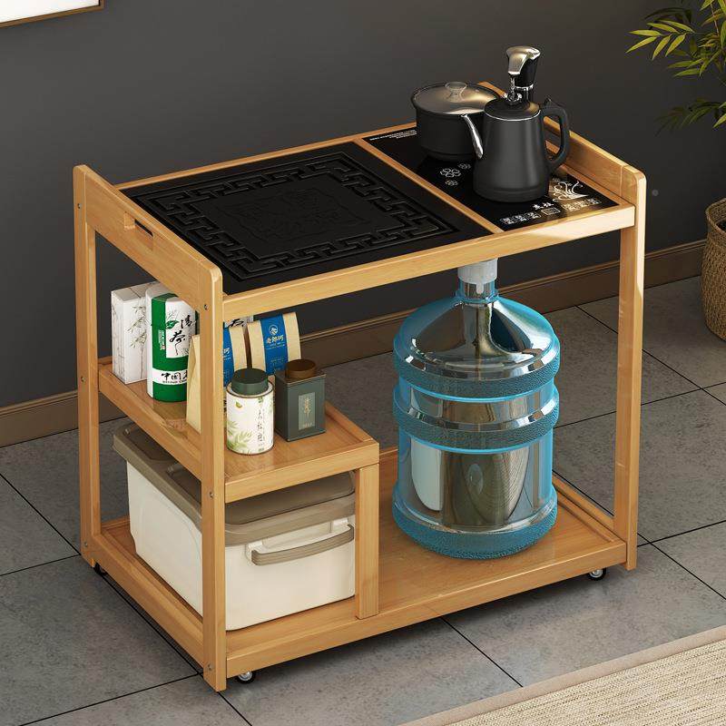 移动小车茶台茶几具边烧水壶茶一体组合柜家用实阳木茶水柜台9696,美容美体仪器,其它面部美容工具配件,淘宝优惠券,粉丝福利购,淘宝优惠卷