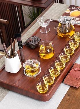 现简PWI约代茶盘具套家用客厅实木高档功夫泡茶装台整套茶紫砂茶