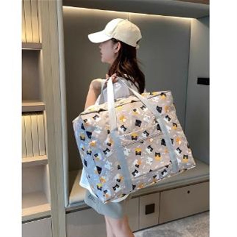 手提短途旅行包女轻便学生住校幼儿园棉被子大容量待产行李收纳袋