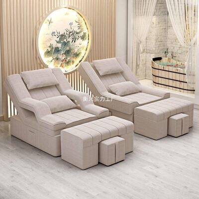 足疗按沙发洗脚足浴美美睫沙发耳躺椅摩床ABH沙发电动甲采床美脚