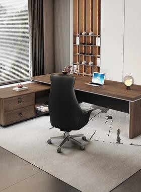 老板桌椅中CC-07011组合新式办公家大班台具简约现代办公室单人经