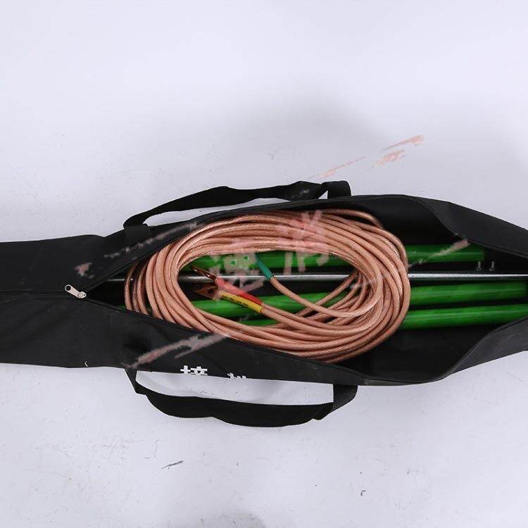 户外10KV3三5KV接地携带型高压接地线平口螺旋电力WEI相短路接线