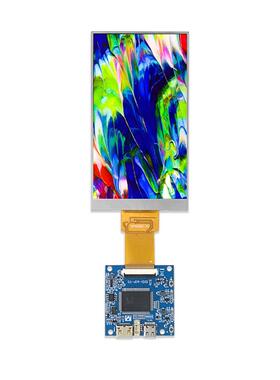 DGM显I显示屏方案2.8寸麦金塔模型屏RB接H口电脑示器支持电容CBI