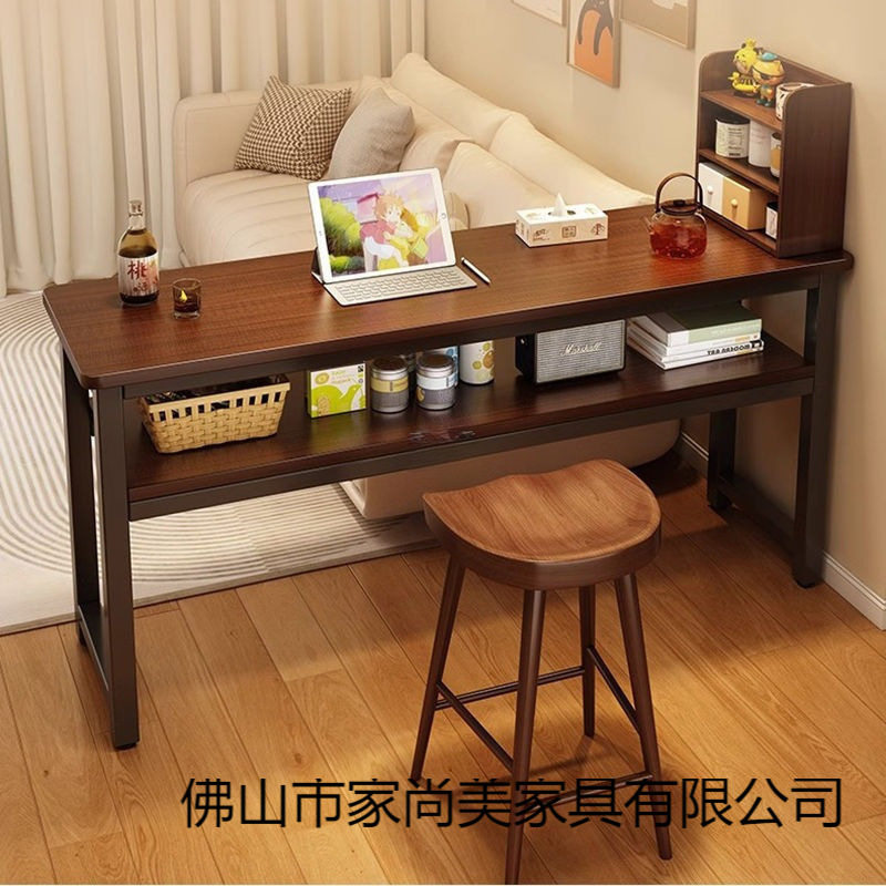 小户型靠墙窄长条吧台桌