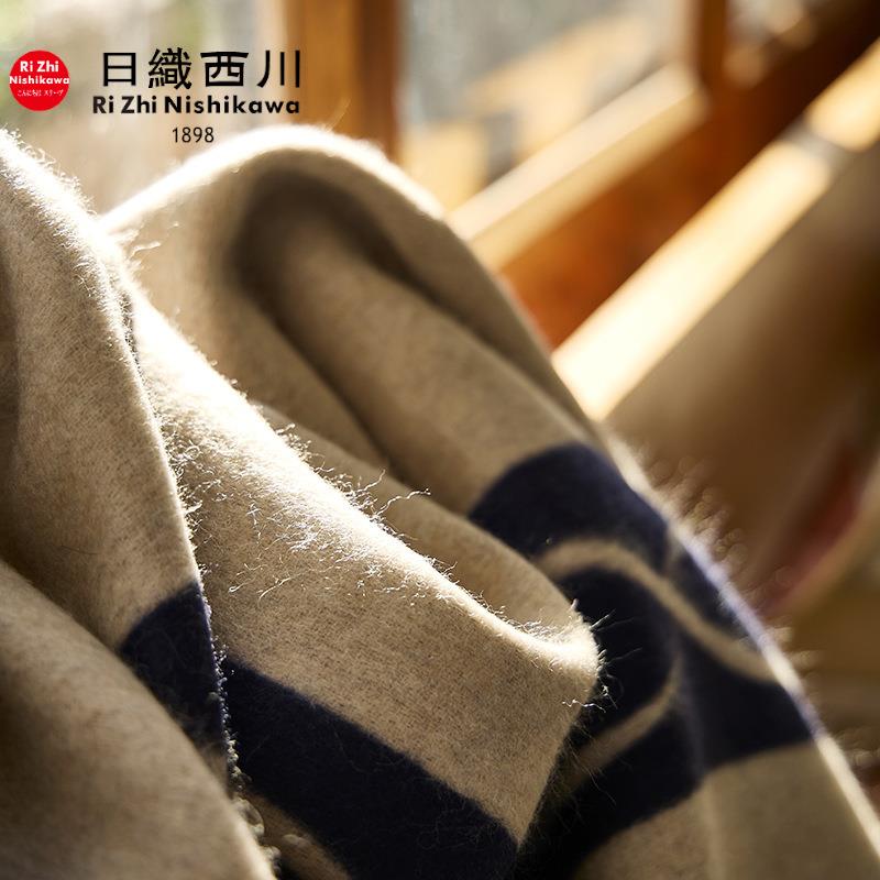 法式顶奢羊绒毯阿拉善山羊绒羊毛双面沙发午毯盖睡单双OET人四毯