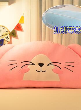 卡通床头垫抱枕室儿童三角包公主卧榻榻米软大靠枕teMJUm靠u希音