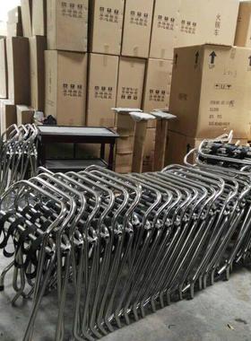 行架酒店李房行李置置物架不锈钢落地x型支客架靠QGL背物架