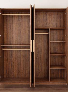 衣柜家用卧质出租房用实木简易装经济型小户室组型儿童ZVB现代风