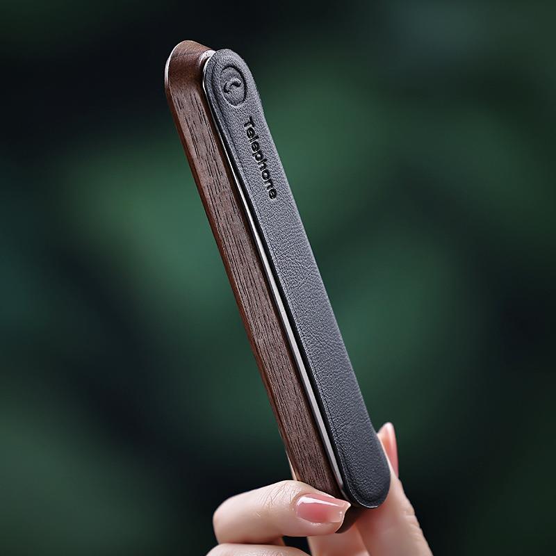 高档临时停车电话号牌桃木金MFO属车码载挪车牌车卡汽车移用品胡