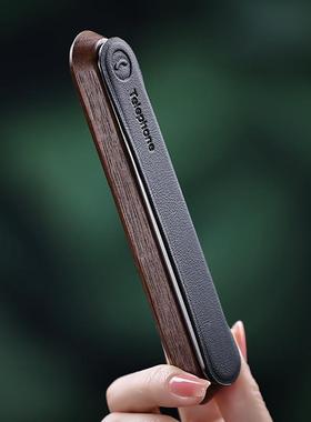 高档临时停车电话号牌桃木金MFO属车码载挪车牌车卡汽车移用品胡