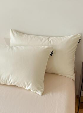 简全约磨四件套毛棉纯棉秋季加RZP厚被套床单冬床笠款三件套床上