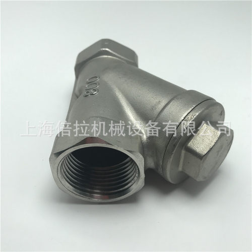 TENHEFLOW  国标双内螺纹 Y型过滤器RC3/4  304不锈钢材质