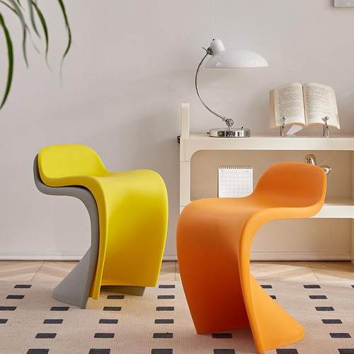 谋潘通马凳生可叠放加凳厚塑料家子用现代简约潘东椅结实耐用餐商