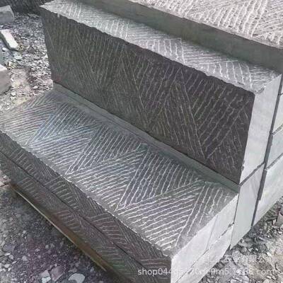 石台过阶祥台云阶石门石踏步别墅庭院地铺石古青建园林防滑踏台阶