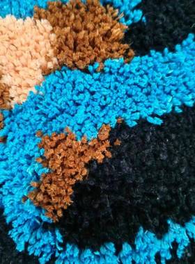 新品创浴ZR-010室吸水隔凉脚意季家用耐脏垫TPR冬防滑底植绒地毯