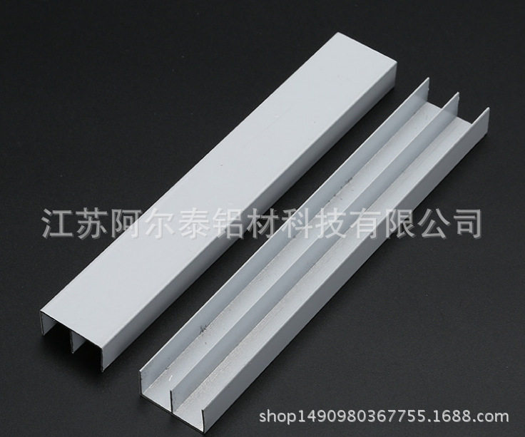 生产铝合金双槽线修边线 建筑装修线条