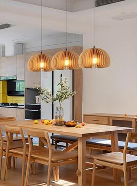 中XC202110式木宿艺餐厅吊灯个客性创酒意艺术卧室厅书房灯南瓜吧
