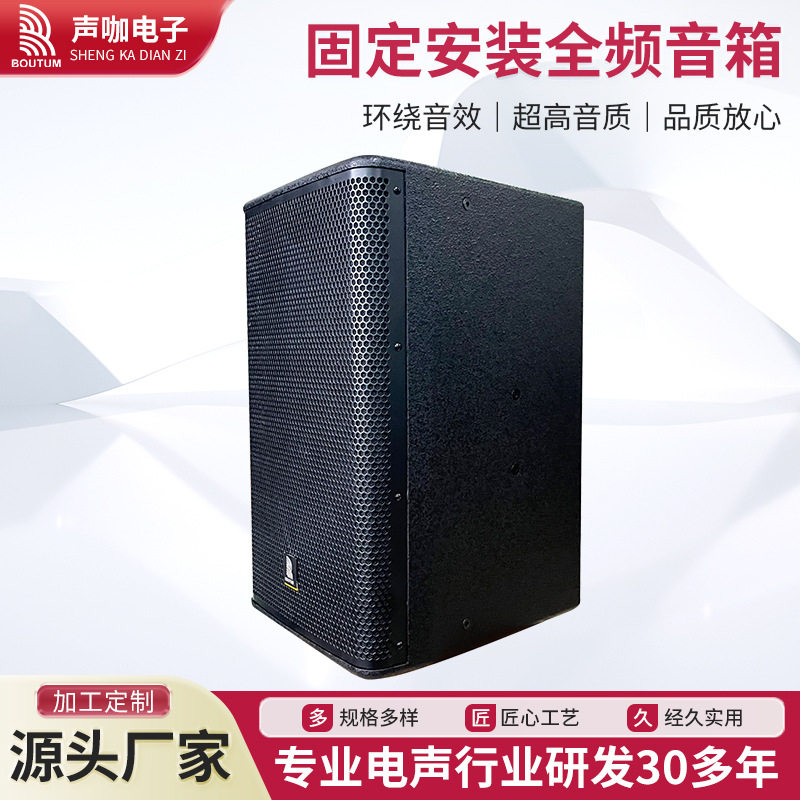 单12寸专业会议室娱乐包房KTV固定安装全频音箱多媒体舞蹈室音箱