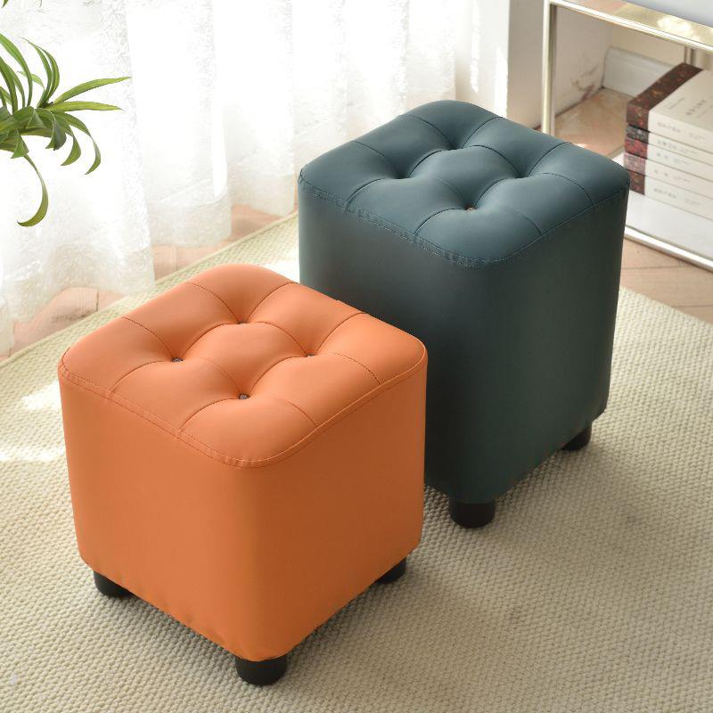 轻奢家用凳客厅茶墩几圆凳卧皮室凳梳妆凳皮试见详情衣间换鞋沙发