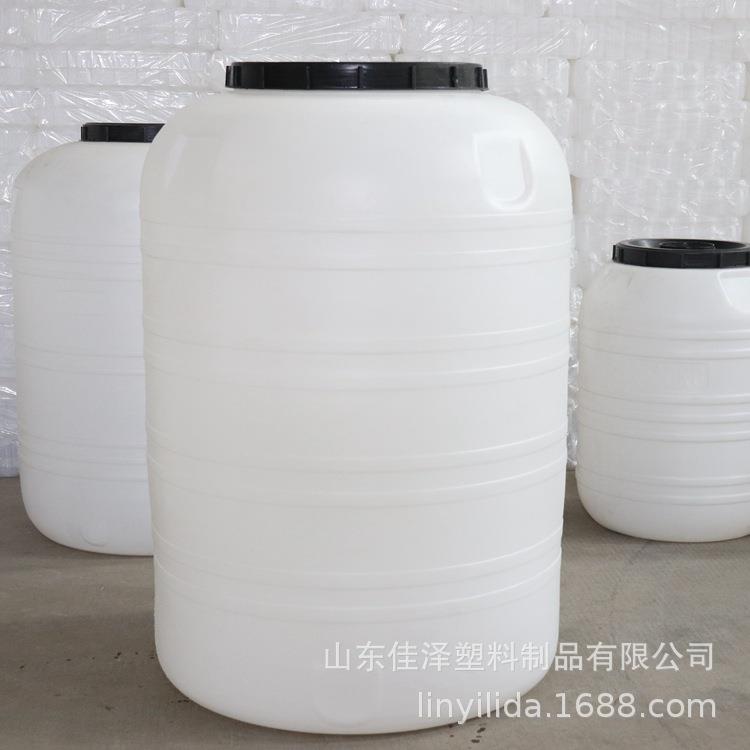 厂家立式1吨LUM储圆形带盖白色料大桶水桶500L加塑厚发大酵桶缸