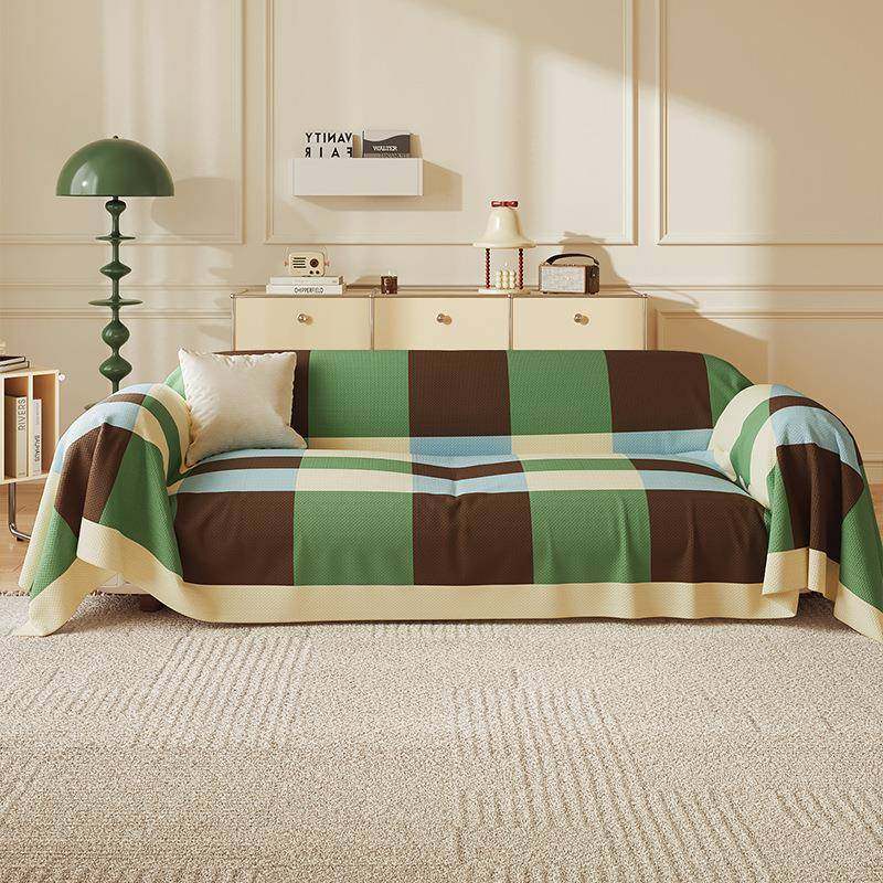 约简四季通用沙发巾夏清绿野仙踪爽布高级感沙发盖简约百搭全包沙,居家布艺,沙发套,淘宝优惠券,粉丝福利购,淘宝优惠卷