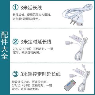 扇大风家用吊扇音轻卧塑室客厅料遥控蚊帐床上微风吊扇644力小电