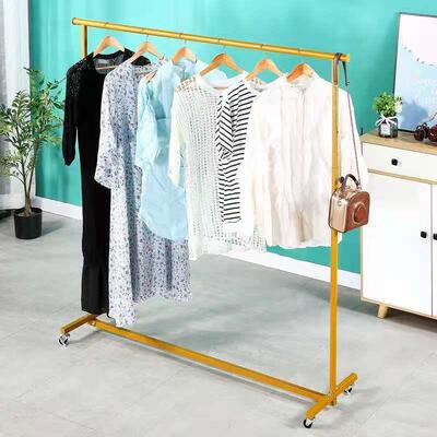 地摊折叠衣服架装店地展示架衣家用晾衣架衣帽VJG架室内落挂架收
