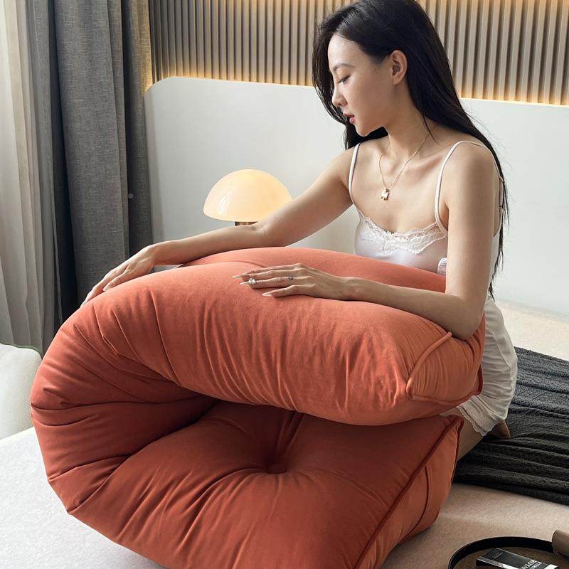 QJ-小羊羊三角靠垫20绒26新款可拆小卸靠背靠垫床头软包靠大枕垫,居家布艺,抱枕被,淘宝优惠券,粉丝福利购,淘宝优惠卷