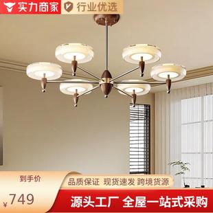 复古款香槟2吊灯205新感53法式客厅主灯中古风高级卧室餐厅创意吊