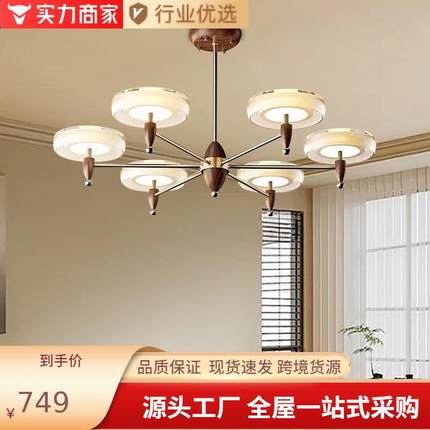 复古款香槟2吊灯205新感53法式客厅主灯中古风高级卧室餐厅创意吊