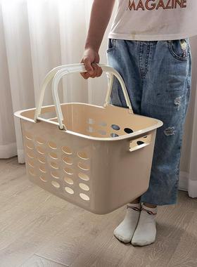 麦宝隆/多用-手提篮/塑料浴室脏2衣/杂物篮收纳02410篮MBL0410242