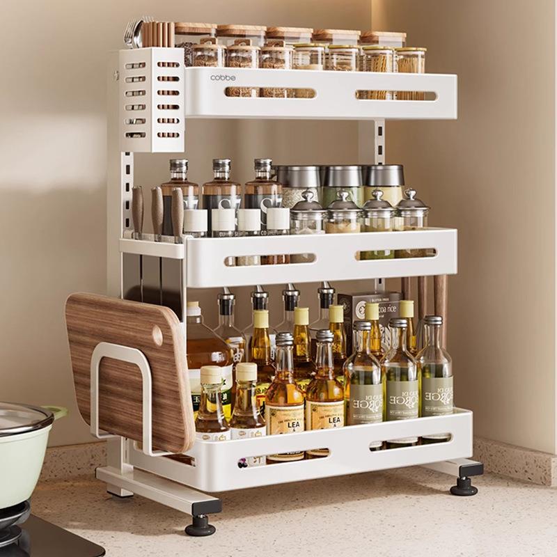 不锈厨房调料置物架筷子架刀用台面多功能D05-3调味收纳架钢家多