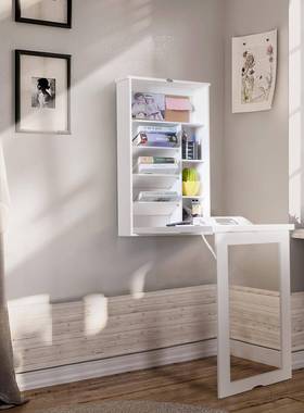 挂间墙折叠桌家GLT08236用便携子节省空创意客厅叠壁挂式书桌吧台