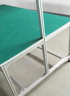 车静电作台I106防8度mm厚密板防静电台面操作台40*40铝型材工间作