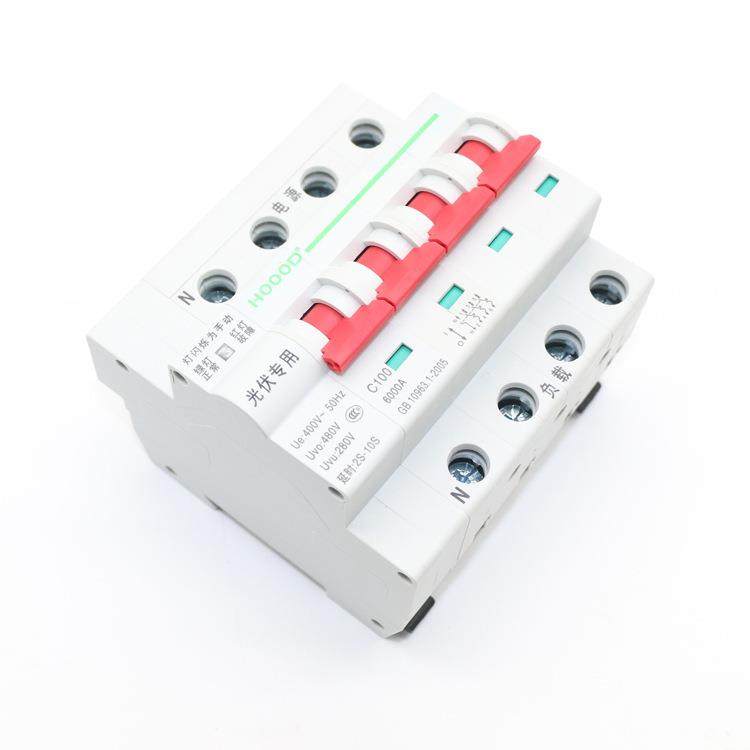 闸厂家直销光伏自重合80A/4P小CEL型路器过载断短动路保护开关