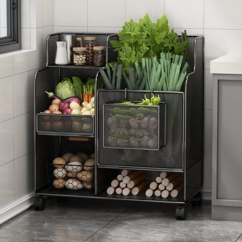 带轮小推车蔬WCWC2055菜置物架厨房地层落家用零食水多果收纳菜篮,厨房/烹饪用具,抹布架/厨房清洁收纳架,淘宝优惠券,粉丝福利购,淘宝优惠卷