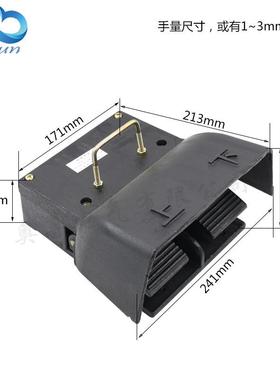 脚踏开关Y1-14脚踩开关BDJT铸铁双D向上下踏板开关液压折弯机
