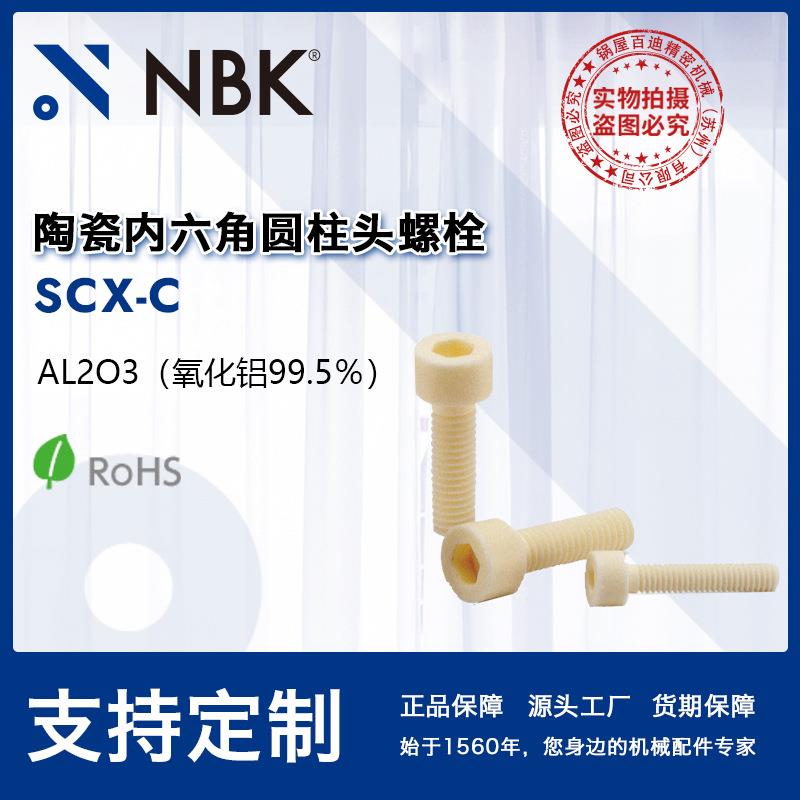 NBKSCX-C陶瓷内六角圆柱头螺栓耐药性耐热电绝缘性螺丝厂家直供