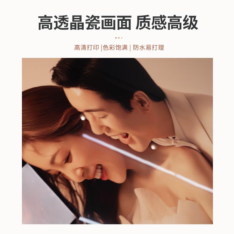 不片墙组合相框挂墙婚照BB02圆角装饰创意高级感客厅网照红纱照片