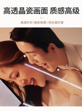 不片墙组合相框挂墙婚照BB02圆角装饰创意高级感客厅网照红纱照片